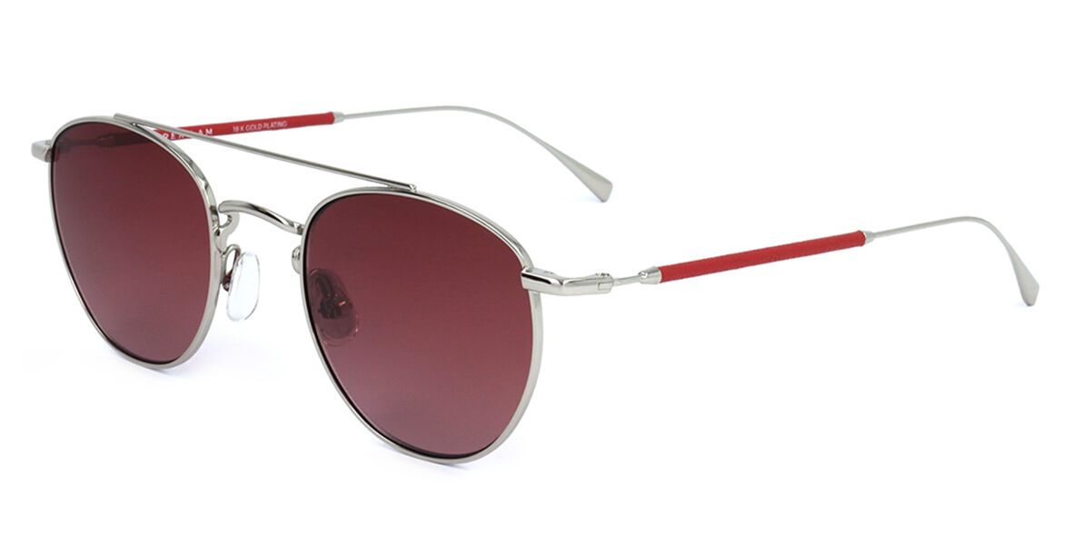 Derek Lam Lorai SILRD Men’s Sunglasses Silver Size 48