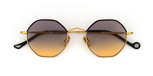Eyepetizer Namib C.4-A-19 Geometric Black/Gold Sunglasses  display picture 3