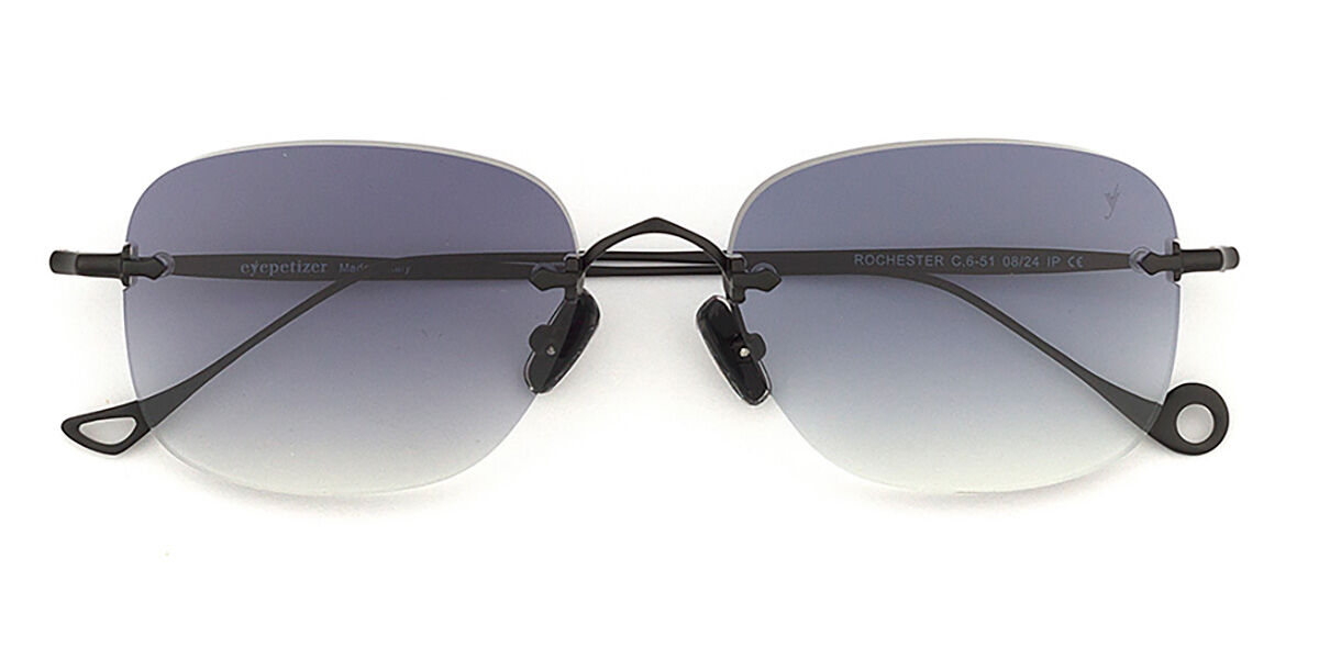 Eyepetizer Rochester C.6-51 54 Svarta Solglasögon Män