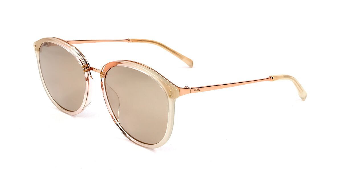 Maje Beige Acetate Sunglasses