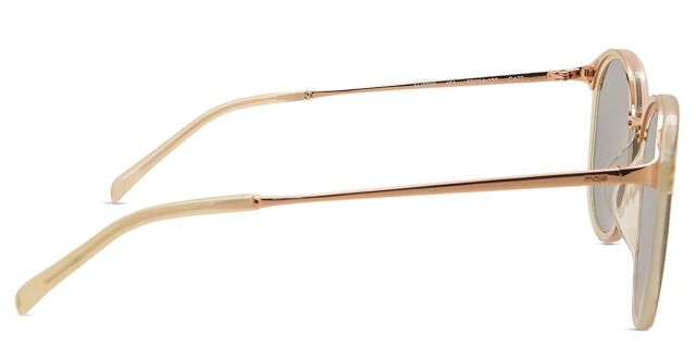 NWT Maje MJ5009 601 Sunglasses Maje MJ5009 601 Oval Frosted Light Beige Brown Sunglasses  main image 2