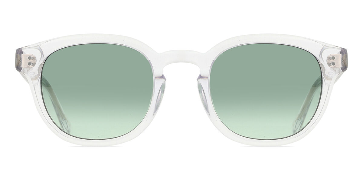 Messy Weekend Bille Crystal Green Men's Sunglasses Clear Size 49 In Transparent