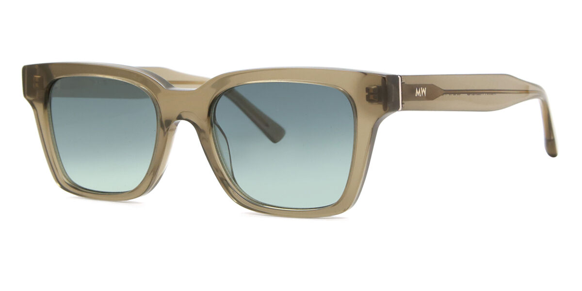 DEAN Bottle Green - Unisex Square Sunglasses|MESSYWEEKEND