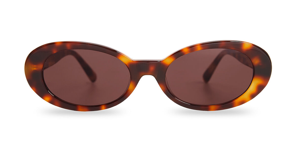 Messy Weekend Kurt Tortoise Brown Women's Sunglasses Tortoiseshell Size 53