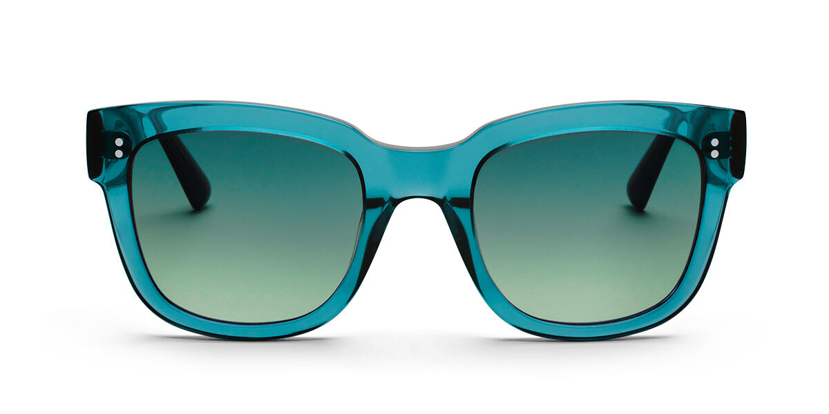 Messy Weekend LIV Turquoise Gradient Grüne Blaue Damen Sonnenbrillen