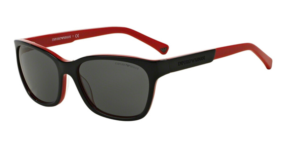 Emporio Armani EA4004 506187 Sunglasses Red | SmartBuyGlasses UK