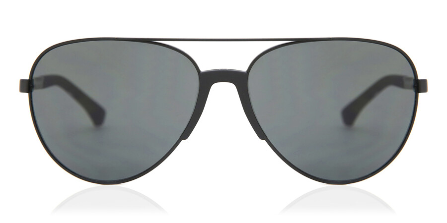 Emporio Armani EA2059 320387 Sunglasses Matte Black | VisionDirect Australia