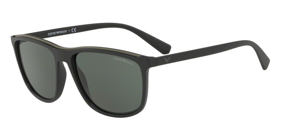Emporio Armani EA4109 575671 Sunglasses Matte Black | SmartBuyGlasses India