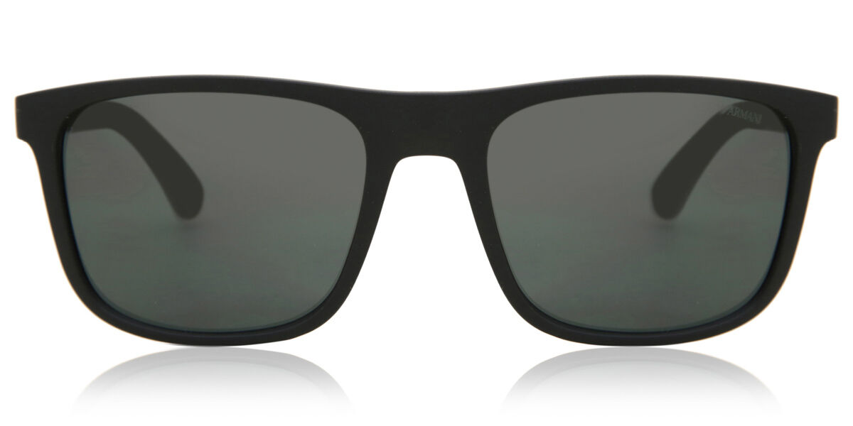 Emporio Armani EA4129 504287 Sunglasses Matte Black | VisionDirect ...