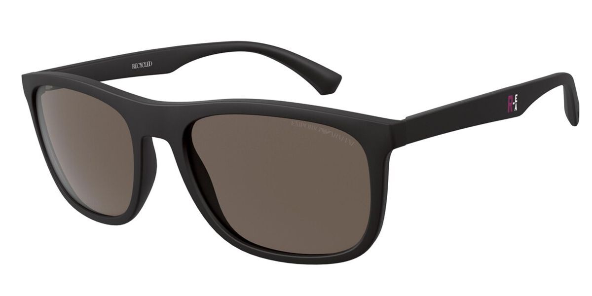Emporio Armani EA4158 5869/3 Men's Sunglasses Black Size 57