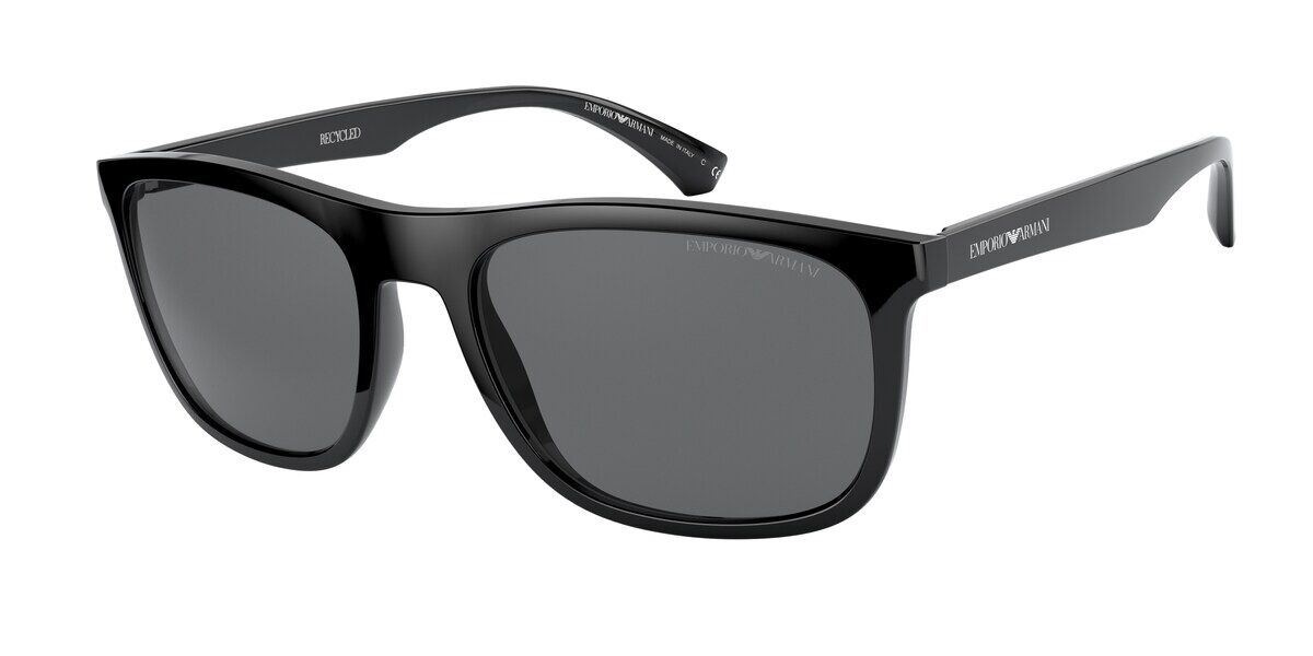 Emporio Armani EA4158 588987 Men's Sunglasses Black Size 57