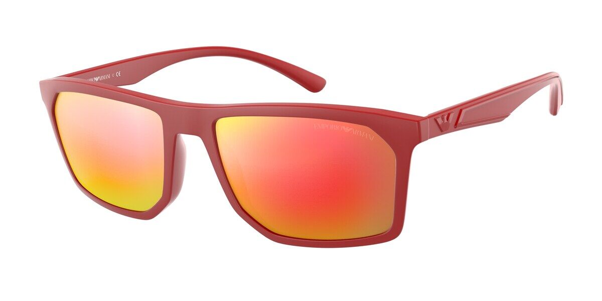 EA4164 Sunglasses Matte Red SmartBuyGlasses USA