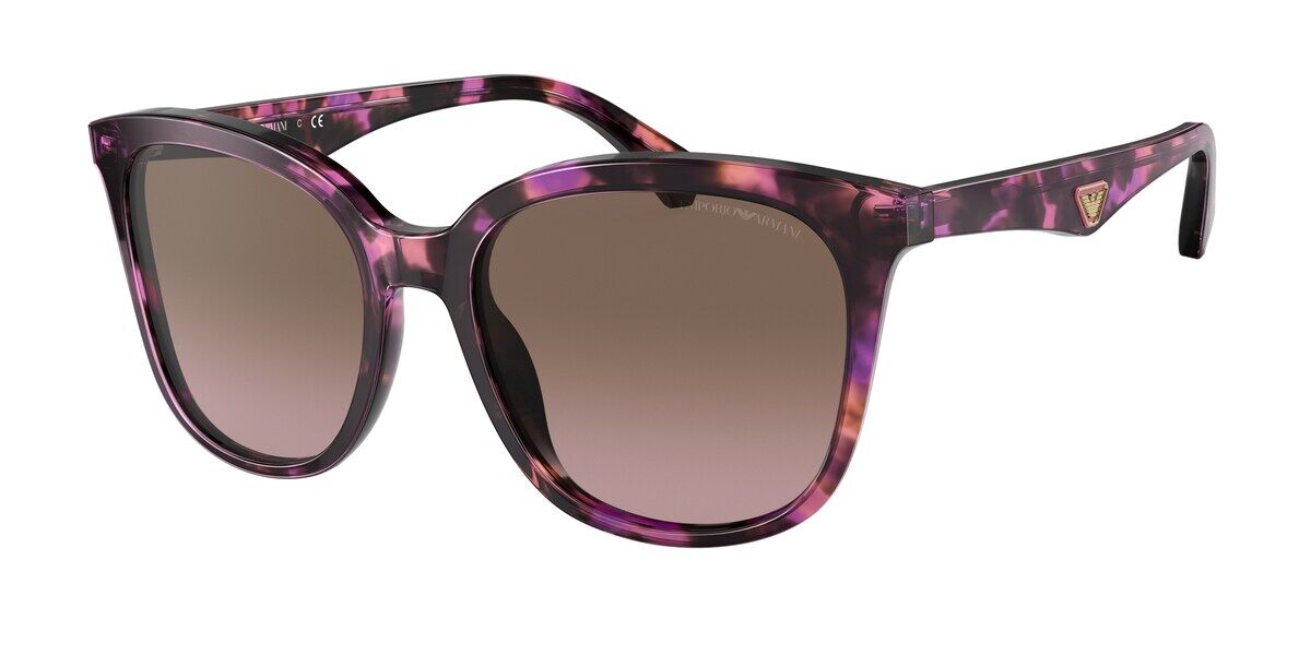 Emporio Armani EA4157F Asian Fit 586314 Sunglasses Purple Tortoise |  VisionDirect Australia