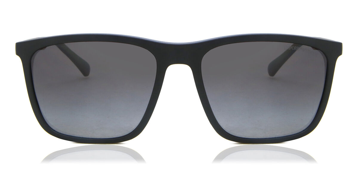 Emporio Armani EA4150 Polarized 5001T3 Sunglasses Matte Black ...