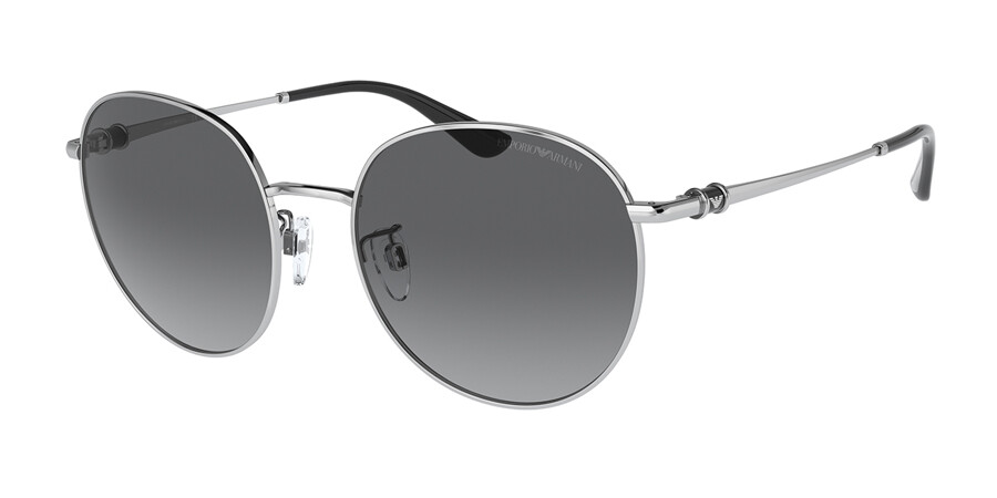 Emporio Armani EA2121D Asian Fit Polarized 3015T3 Sunglasses Silver |  SmartBuyGlasses UK