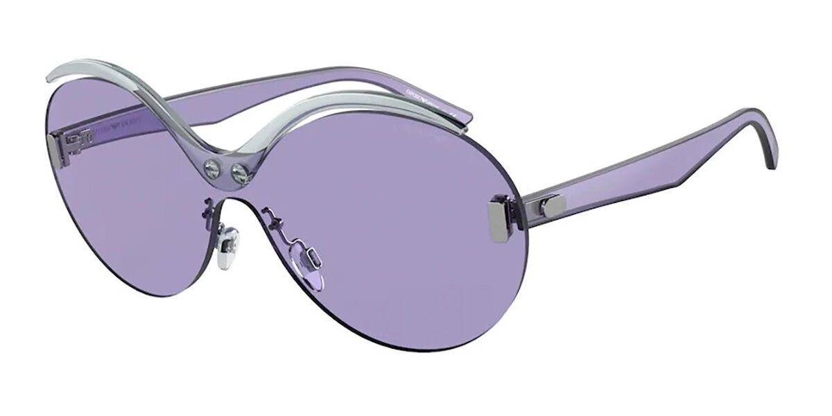 Emporio Armani EA2131 30671A Transparent Violet Sunglasses |  SmartBuyGlasses Hong Kong