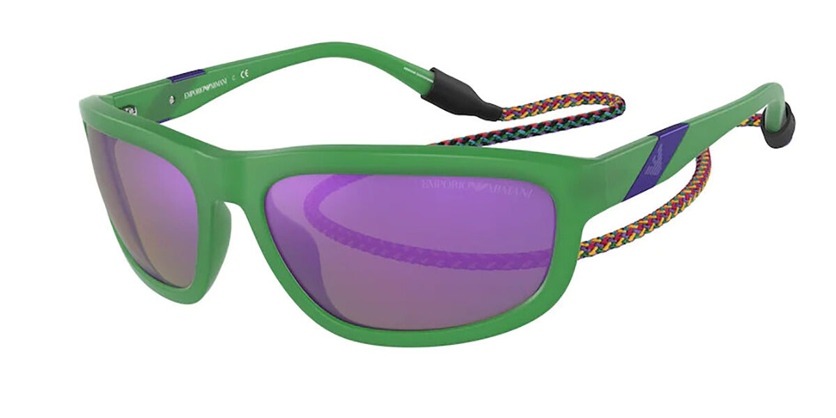 Emporio Armani EA4183U 52844V Sunglasses in Matte Opaline Green