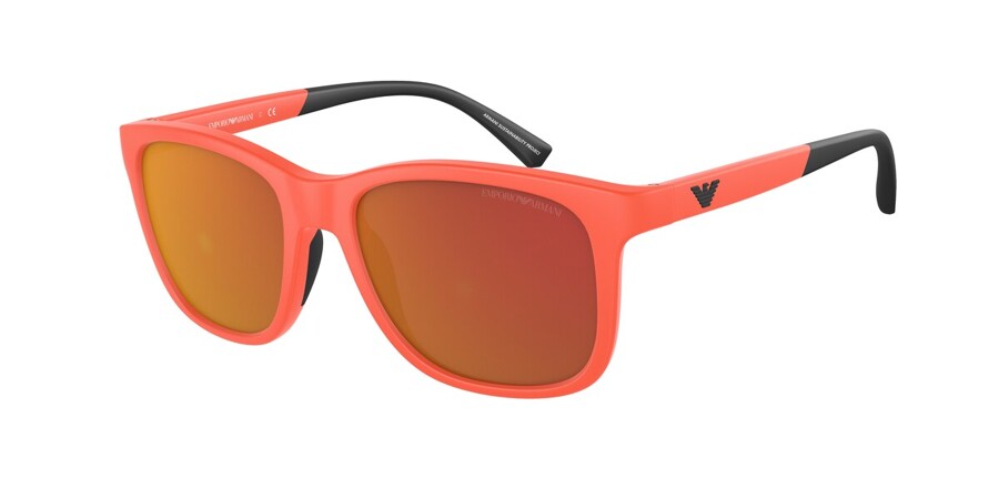 Emporio Armani EA4184F Asian Fit 59326Q Sunglasses Matte Orange |  VisionDirect Australia