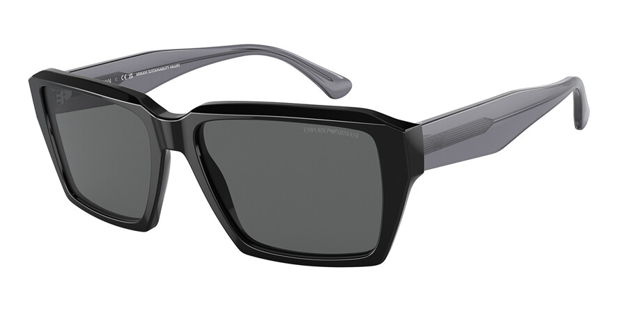 Emporio Armani EA4186 501787 Sunglasses Glossy Black | VisionDirect  Australia