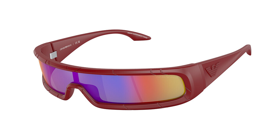 Emporio Armani EA4190U 50676Q Sunglasses Matte Red | SmartBuyGlasses Canada