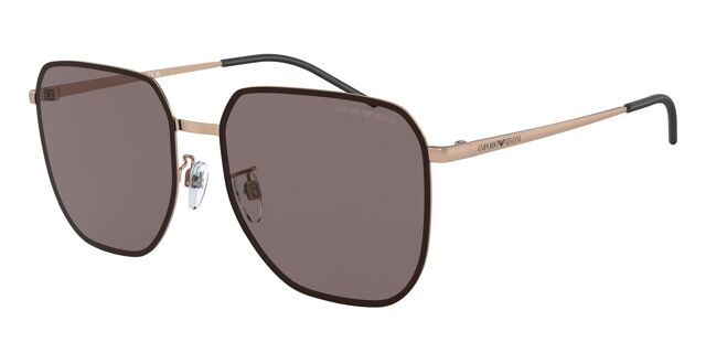 Emporio Armani EA2135D Asian Fit 30117N Shiny Rose Gold サングラス  