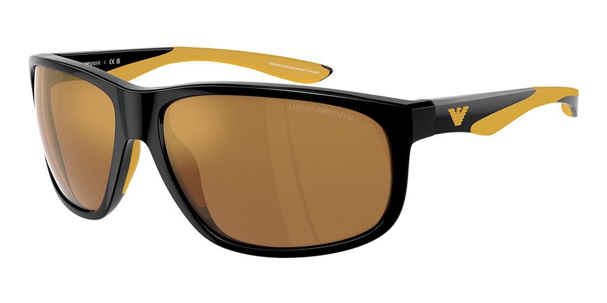 Armani wrap outlet around sunglasses