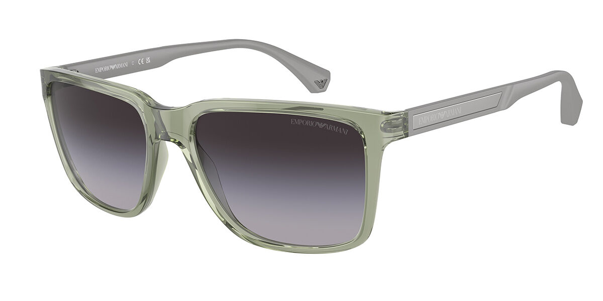 Photos - Sunglasses Armani Emporio  Emporio  EA4047 53628G Men's  Green Size 56 