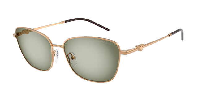 Emporio Armani EA2170 342713 Cat Eye Metallic Brown  display picture 3