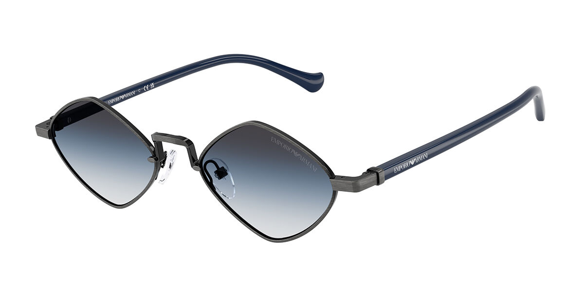 Emporio Armani EA2182 34448G Men's Sunglasses Silver Size 50