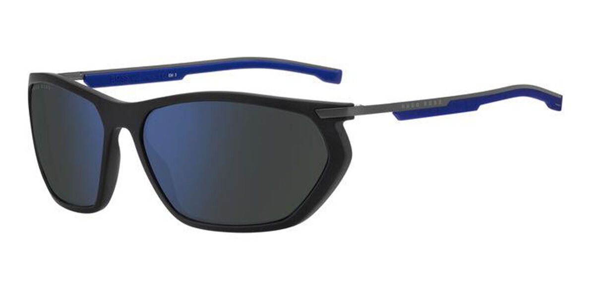 som orgaan Intiem Boss 1257/S 003/XT Sunglasses in Matte Black | SmartBuyGlasses USA