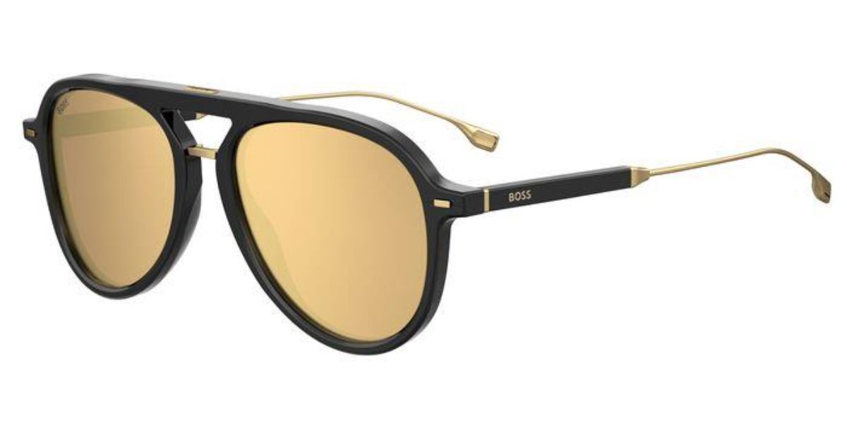 Boss 1356/SGOLD 2M2/83 Sunglasses Black | VisionDirect Australia