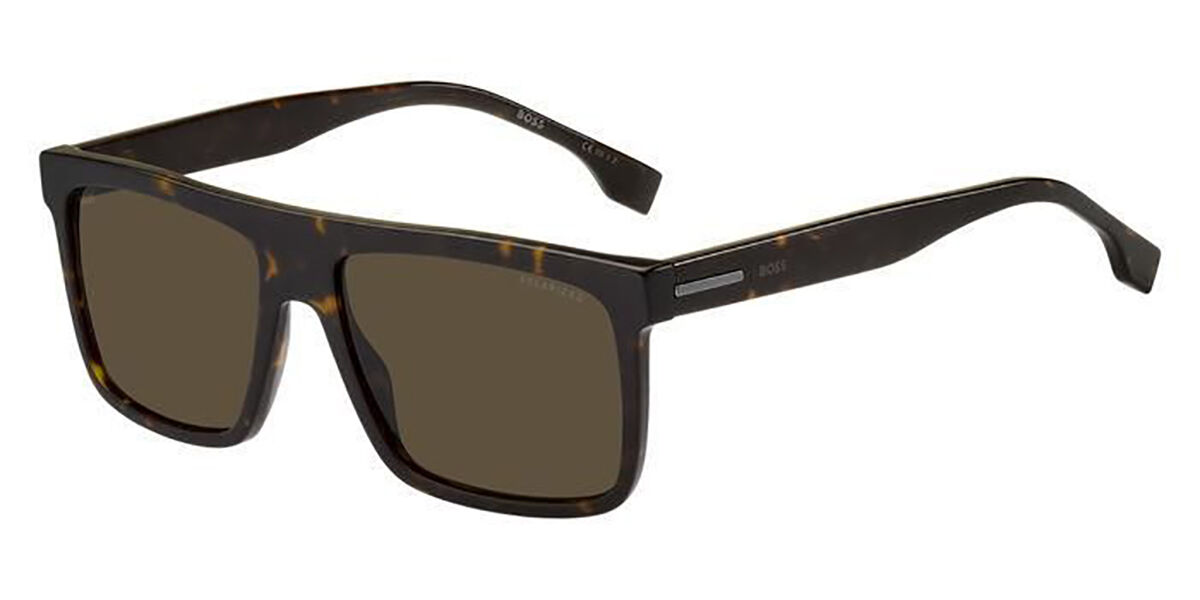 Photos - Sunglasses BOSS 1440/S Polarized 086/SP Men's  Tortoiseshell Size 