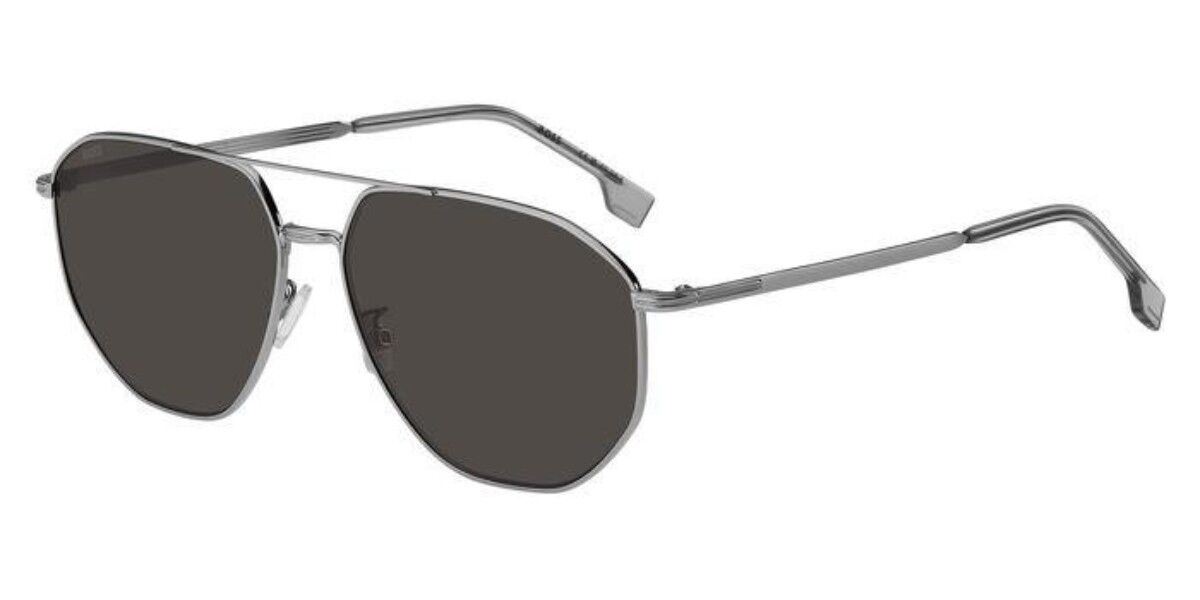 Boss by Hugo Boss Boss 1612/F/SK Asian Fit 6LB/IR Sunglasses Ruthenium ...