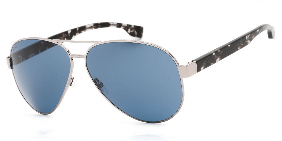 Photos - Sunglasses BOSS 1560/O/S 6LB/KU Men's  Silver Size 63 