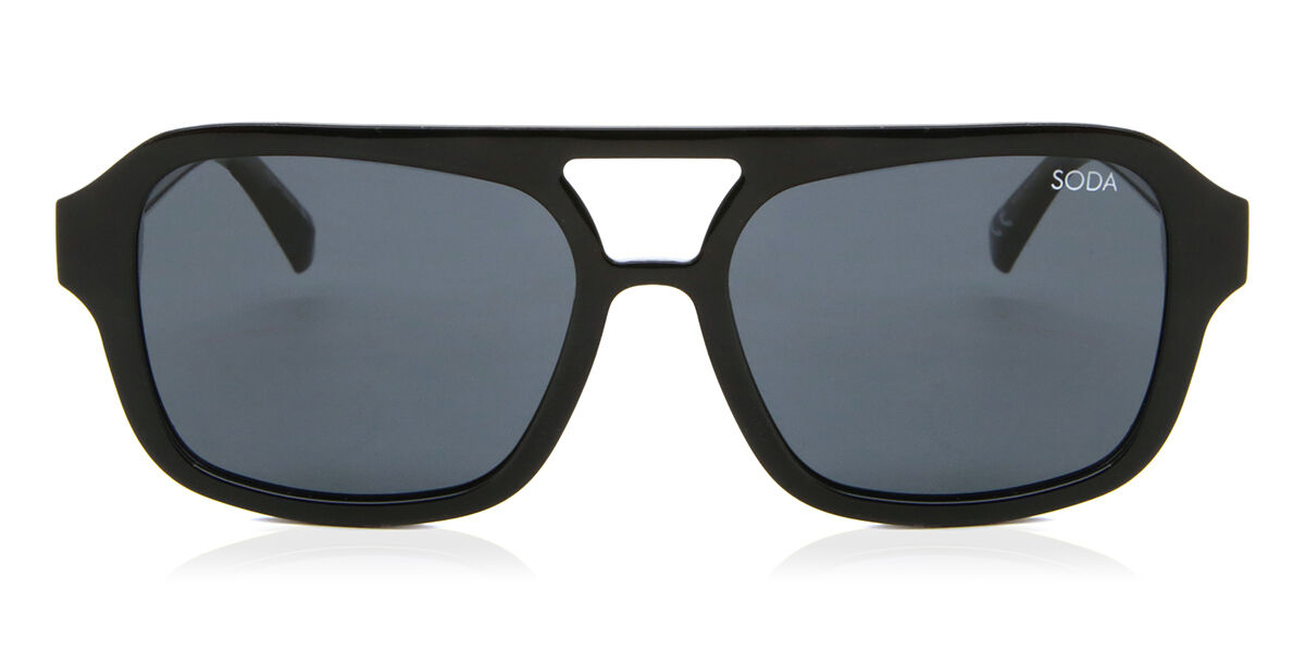 Soda Shades Soda BIANCA Midnight Schwarze Herren Sonnenbrillen