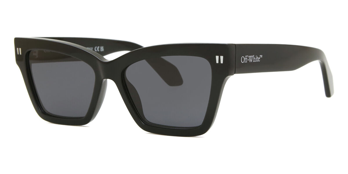 ノチノオプティカルONDA#4 WHITExKHAKI OLIVE OVY Off White CINCINNATI sunglasses Black | SmartBuyGlasses US