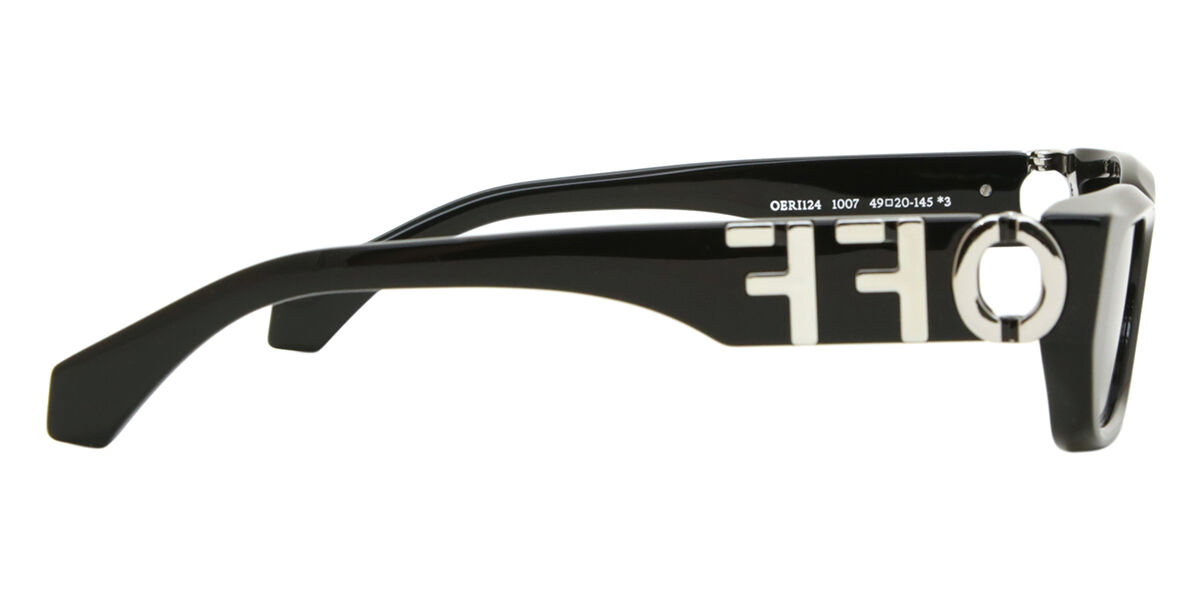 【送料&関税込】Off-White Oeri124 Fillmore 1007 Black Dark G Fillmore OERI124 1007 SIZE 49 MM. (BLACK/DARK GREY