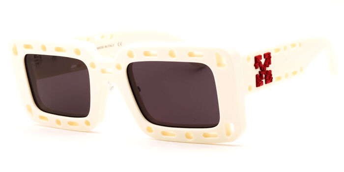 Off-White ANDY 12507 Cat Eye Red White Laminate Sunglasses  display picture 3