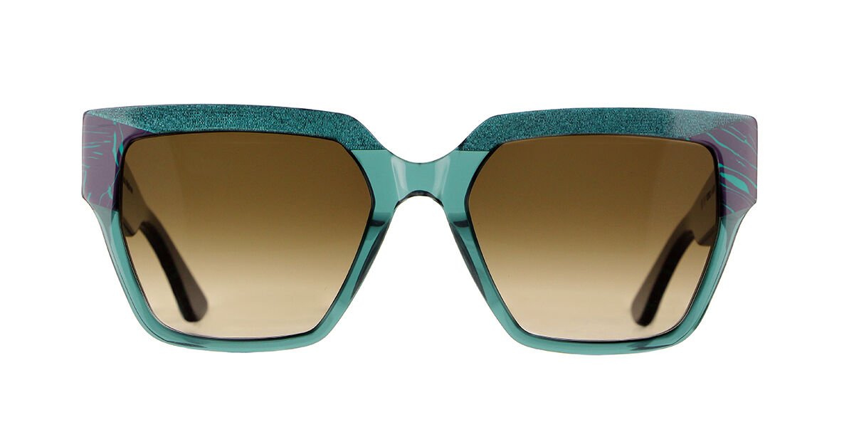 VANNI VS3033 A977 Women's Sunglasses Green Size 56