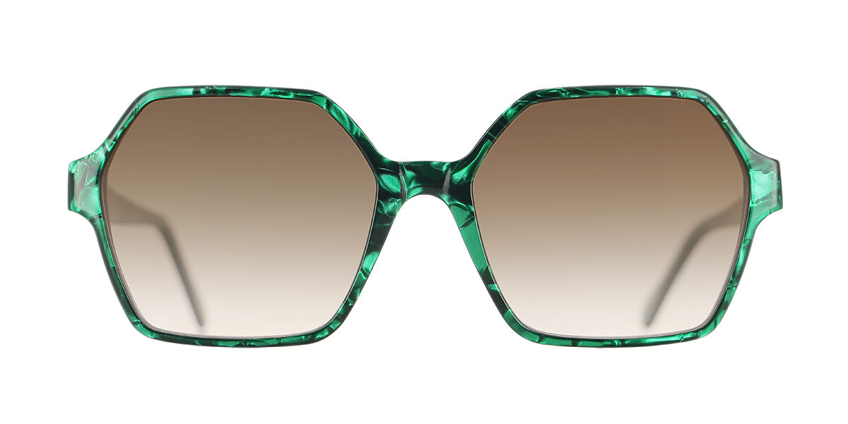 VANNI VS3041 A390 Women's Sunglasses Green Size 58