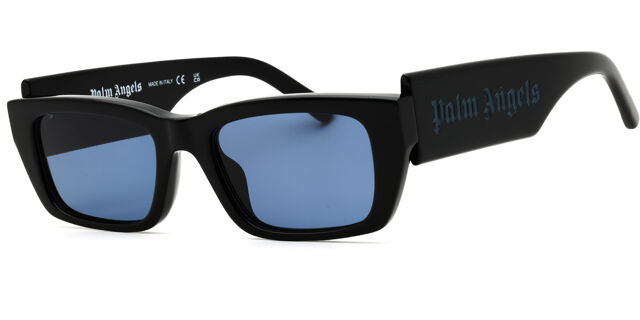 Palm Angels PERI002 Palm 1045 Rectangle Black Sunglasses  display picture 2