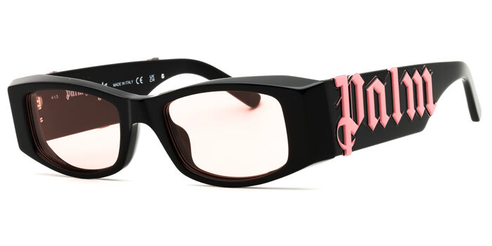 Palm Angels PERI007 Angel 1018 Rectangle Black Sunglasses  display picture 1