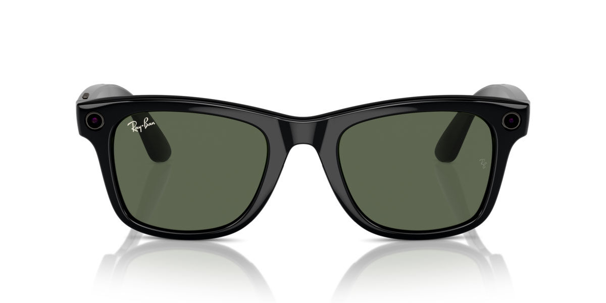 Ray-Ban Meta RW4008 Wayfarer 601/71 53 Svarta Solglasögon Män