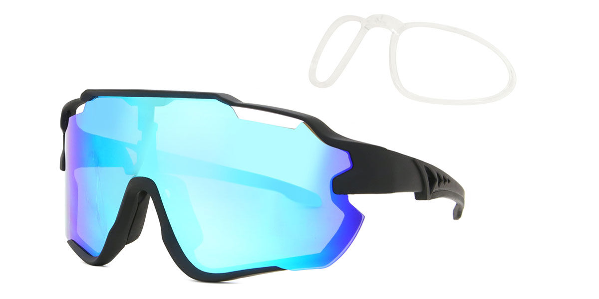 SmartBuy Active Blaze With RX Insert UY066 C2 Men&rsquo;s Sunglasses Black Size 145