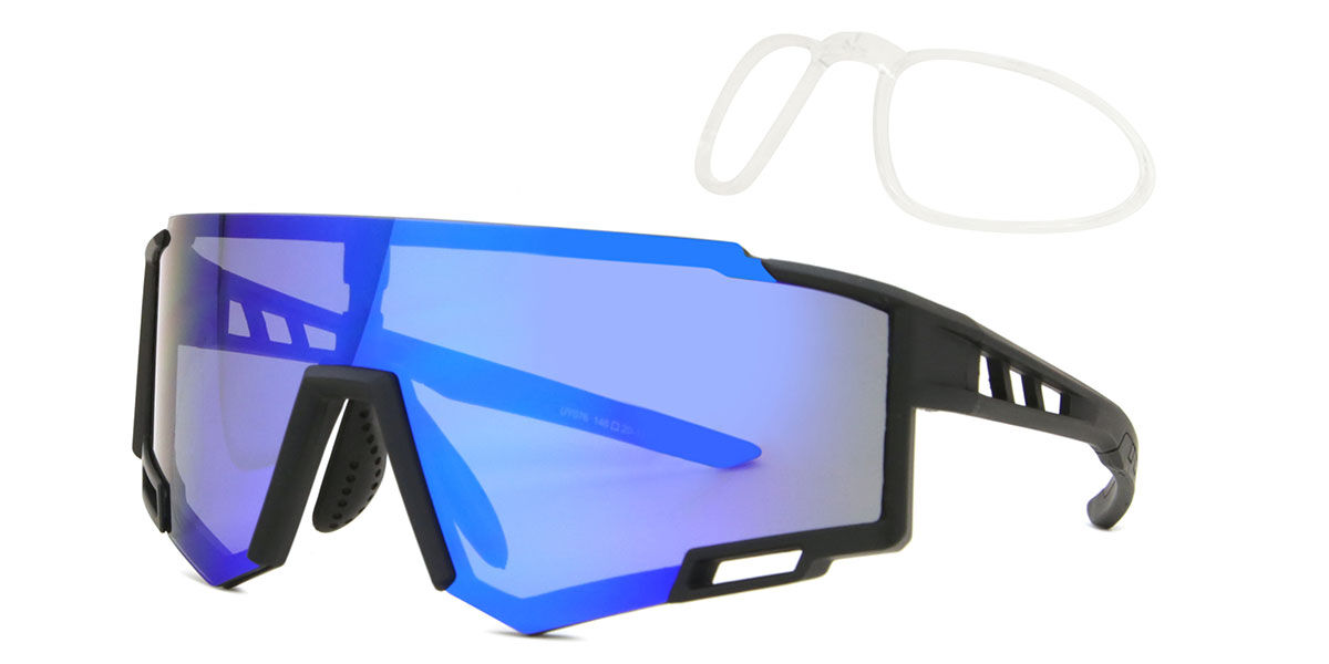 SmartBuy Active Stryker With RX Insert UY076 C8 Men&rsquo;s Sunglasses Black Size 146