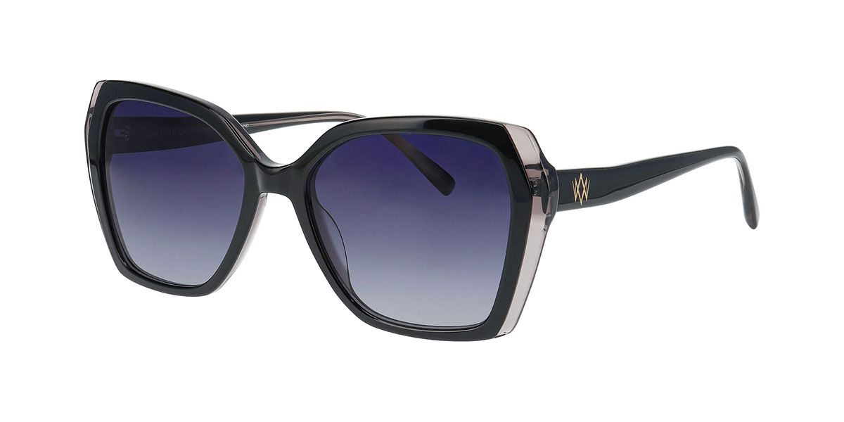 William Morris CRYSTAL 1 S 6032 54 Lunettes De Soleil Femme Noires