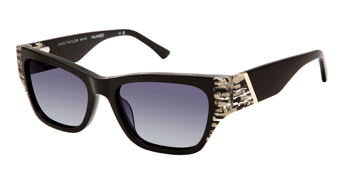 Ann Taylor ATP934 Polarized C01 53 Svarta Solglas&ouml;gon Kvinna