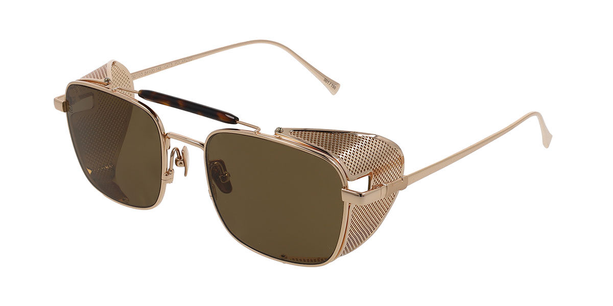 Henry Jullien EXPLORER Polarized GGT03 54 Guldiga Solglas&ouml;gon M&auml;n