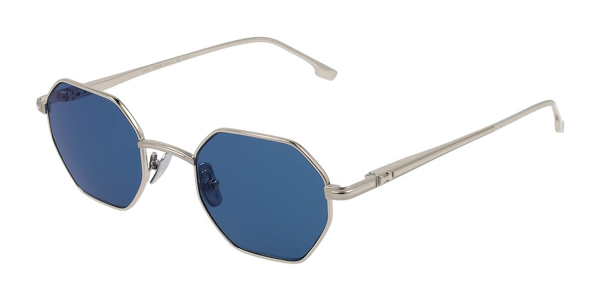 Henry Jullien KAIRO SSM06 Men's Sunglasses Silver Size 48