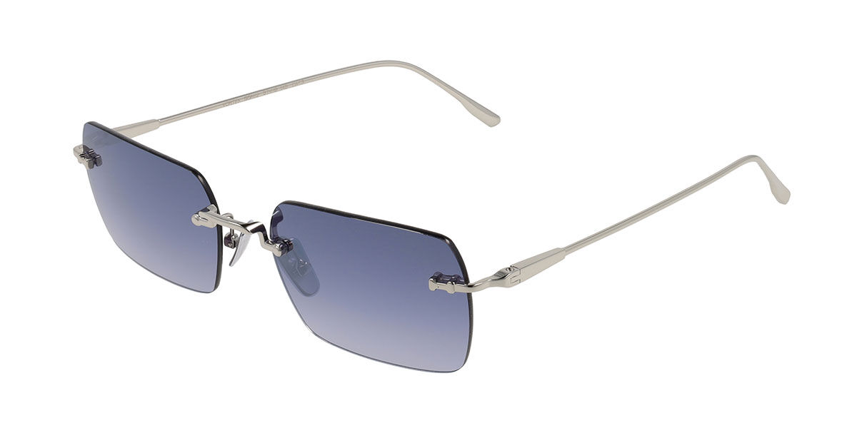 Henry Jullien VORTEX SSM12 Men's Sunglasses Silver Size 57